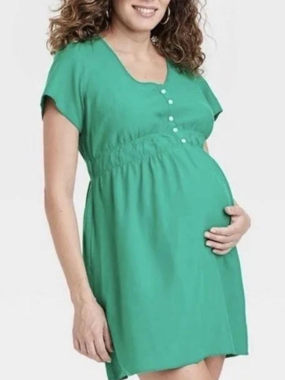 Isabel by Ingrid + Isabel - Womens Maternity Dress - Size XXL - Jade Green - EUC